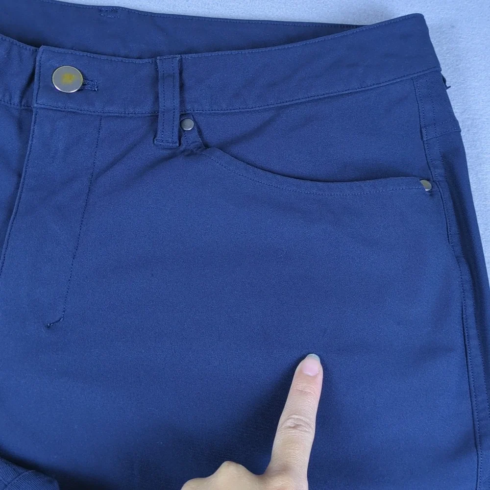 Lululemon ABC Slim Warpstreme Pants Mens 32x29 True Navy Blue Tapered LM5704S